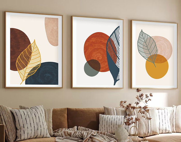 Wallity Huhu209 Cuadro Decorativo Enmarcado en MDF de 30 x 40 cm (3 Piezas) Wallity Huhu209 Cuadro Decorativo Enmarcado en MDF de 30 x 40 cm (3 Piezas)